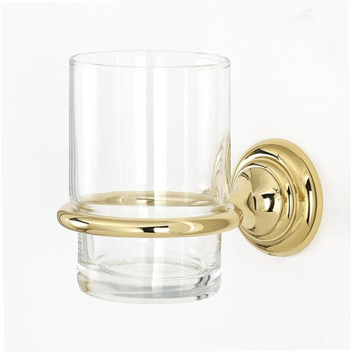 Tumbler Holder with Tumbler in Polished Brass Tumbler Holder with Tumbler in Polished Brass