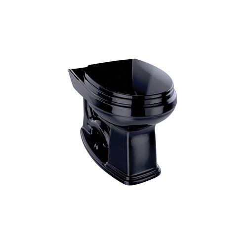 Round Front Toilet Bowl in Ebony
