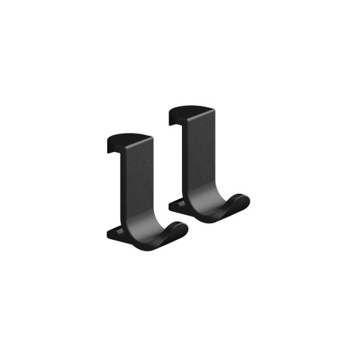 Wallstoris Towel Hook- Wide in Matte Black