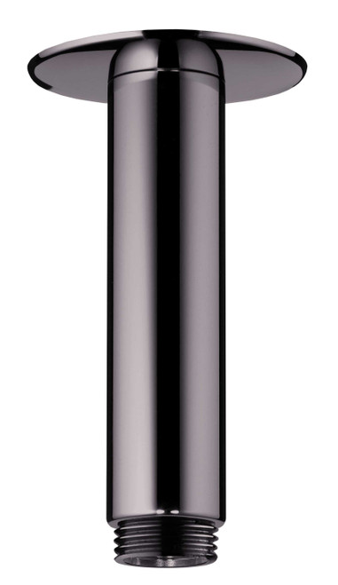 Extension Pipe For Ceiling Mount in Polished Black Chrome
