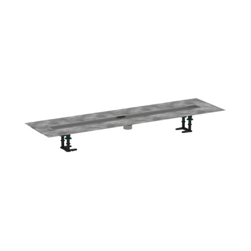 Raindrain 2" Outlet 39 3/8" (1000Mm) In Brushed Stainless Steel