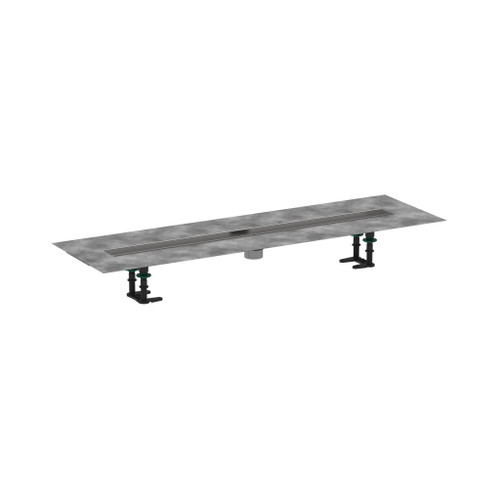 Raindrain 2" Outlet 35 1/4" (900Mm) In Brushed Stainless Steel