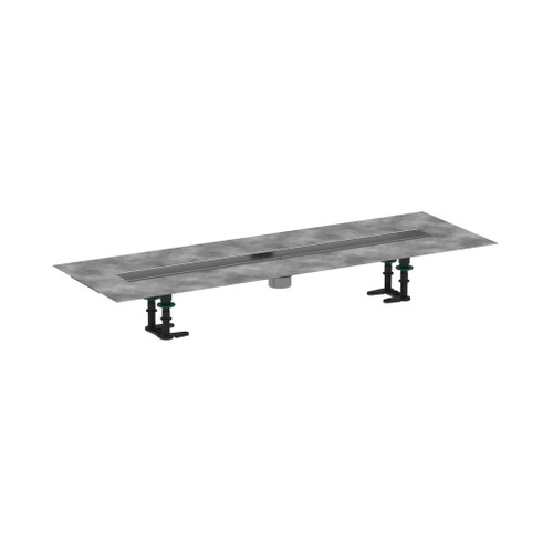 Raindrain 2" Outlet 31 1/2" (800Mm) In Brushed Stainless Steel