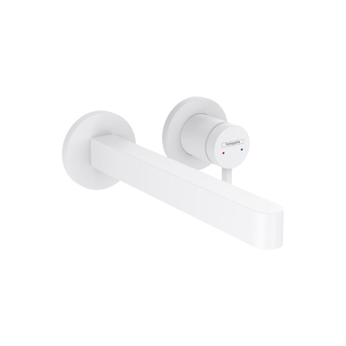 Finoris Wall-Mounted Single-Handle Faucet Trim, 1.2 Gpm in Matte White