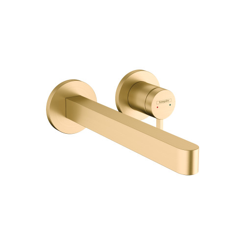 Finoris Wall-Mounted Single-Handle Faucet Trim, 1.2 Gpm in Brushed Gold Optic