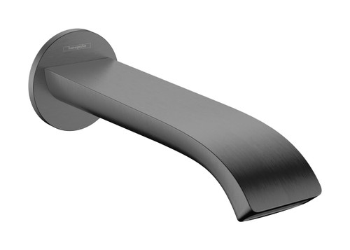 Vivenis Tub Spout in Brushed Black Chrome
