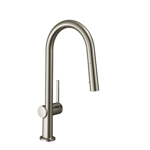 Talis N Higharc Kitchen Faucet, A-Style 2-Spray Pull-Down, 1.75 Gpm in Stainless Steel Optic