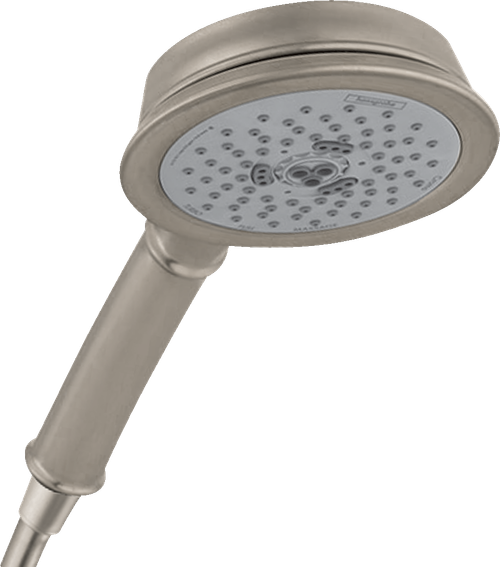 Croma 100 Classic Handshower 3-Jet, 1.5 Gpm in Brushed Nickel