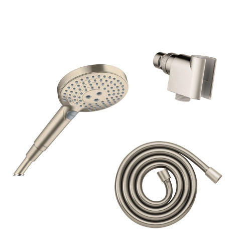 Raindance Select S Handshower Set 120 3-Jet Powderrain, 2.5 Gpm in Brushed Nickel