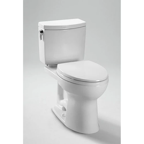 1. GPF Toilet Tank with Right Hand Trip Lever and Cover in Cotton