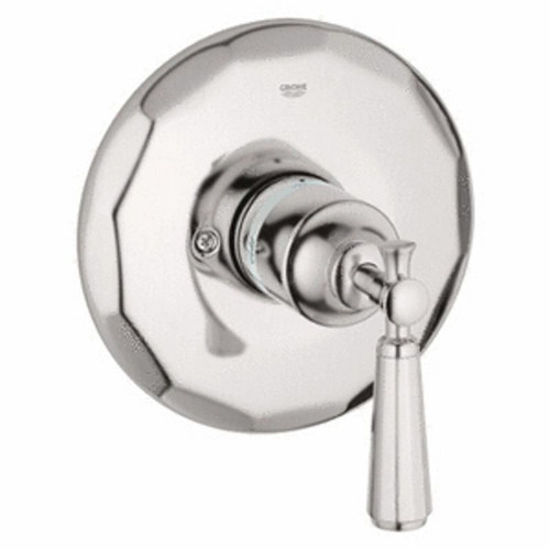 Pressure Balance Valve Trim with Lever Handle in Brushed Nickel