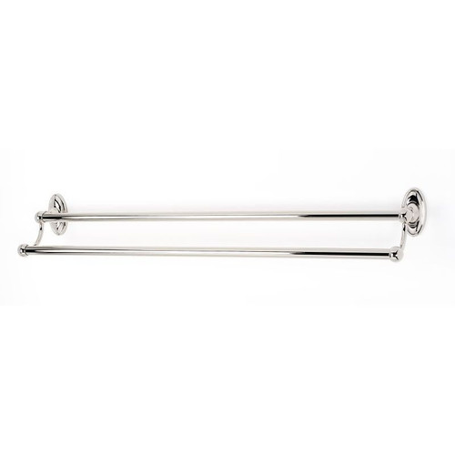 Alno Classic Traditional A8025-30-PN Double Towel Bar Traditional in Polished Nickel Alno Classic Traditional A8025-30-PN Double Towel Bar Traditional in Polished Nickel