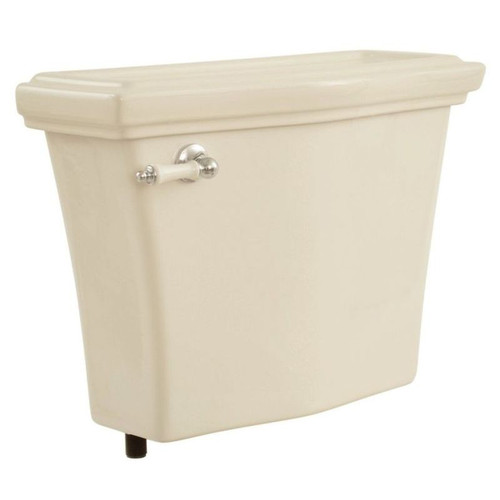 Toilet Tank with Trim and Coupling Components in Bone