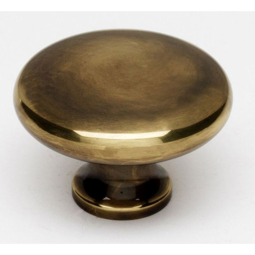 A814-38-PA Knob Traditional 1-1/2-in in Polished Antique A814-38-PA Knob Traditional 1-1/2-in in Polished Antique
