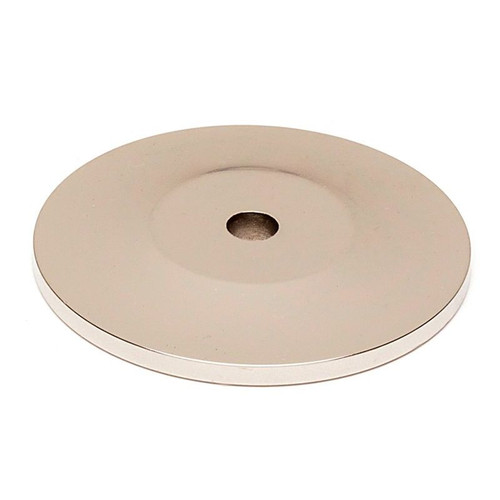 Knob Backplate Traditional 1-1/2-in in Polished Nickel Knob Backplate Traditional 1-1/2-in in Polished Nickel