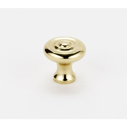 Knob Traditional 3/4-in in Polished Brass Knob Traditional 3/4-in in Polished Brass