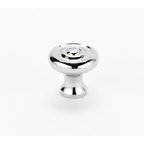 Knob Traditional 3/4-in in Polished Chrome Knob Traditional 3/4-in in Polished Chrome