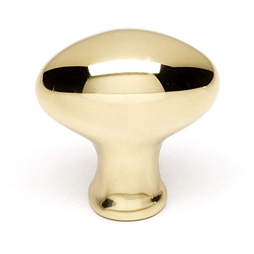 Contemporary A827-14-PB Knob Modern 1-1/4-in in Polished Brass