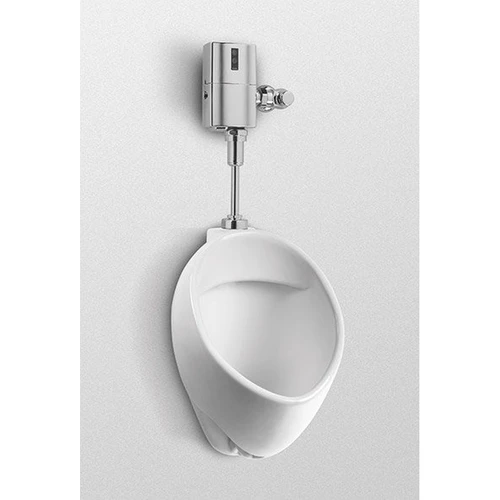 .125 GPF 3/4" Top Spud Wall Mounted Urinal with Electronic in Cotton