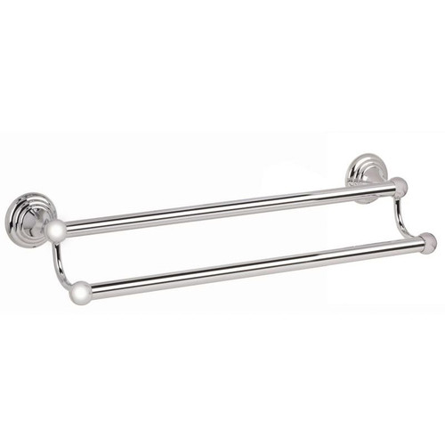 Alno Embassy A9025-24-PN Double Towel Bar Traditional in Polished Nickel Alno Embassy A9025-24-PN Double Towel Bar Traditional in Polished Nickel