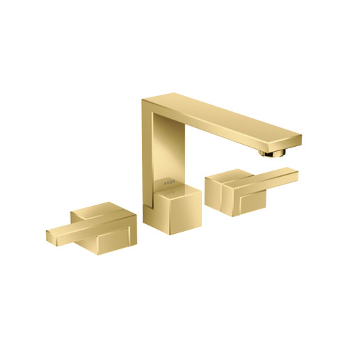Edge Widespread Faucet 130, 1.2 Gpm in Polished Gold Optic