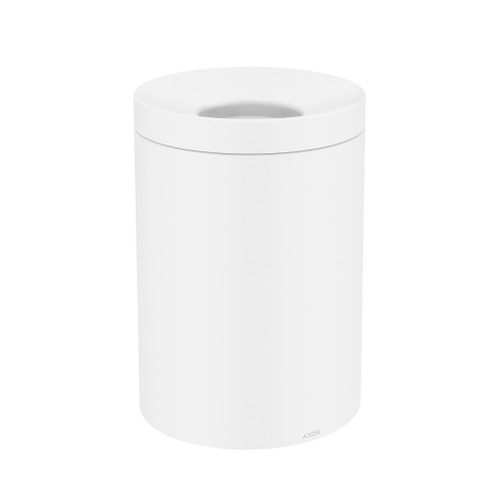 Universal Circular Waste Bin in Matte White