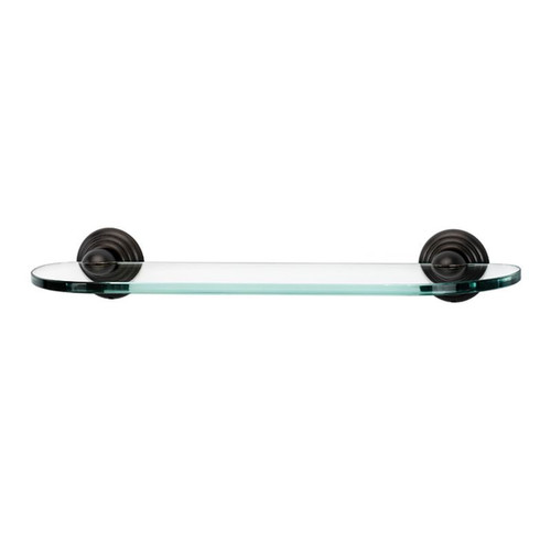 Alno Embassy A9050-18-BARC 18-in Glass Shelf with Brackets Traditional in Barcelona Alno Embassy A9050-18-BARC 18-in Glass Shelf with Brackets Traditional in Barcelona