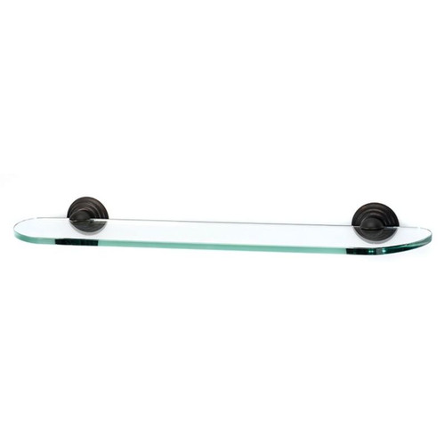 Alno Embassy A9050-24-BARC 24-in Glass Shelf with Brackets Traditional in Barcelona Alno Embassy A9050-24-BARC 24-in Glass Shelf with Brackets Traditional in Barcelona