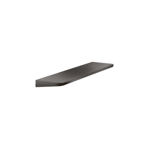 Universal Circular Shelf, 16" in Brushed Black Chrome