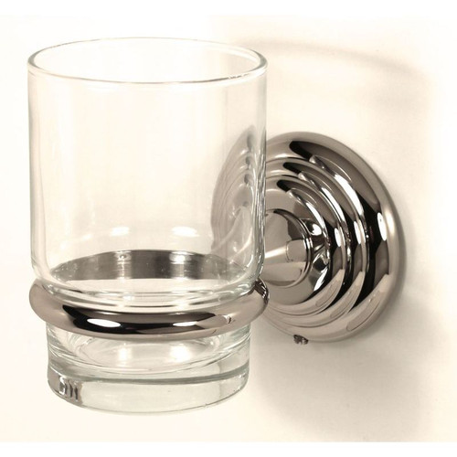 Traditional Tumbler Holder in Polished Nickel
