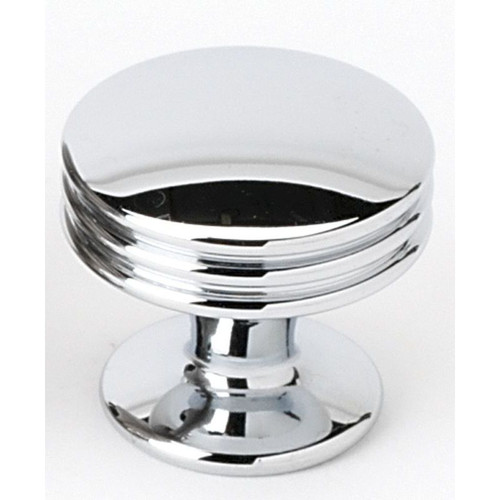 Knob Transitional 1-3/8-in in Polished Chrome