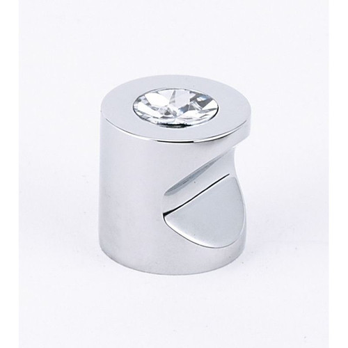 Contemporary Crystal C823-34-PC Crystal Knob Modern 3/4-in in Polished Chrome Contemporary Crystal C823-34-PC Crystal Knob Modern 3/4-in in Polished Chrome