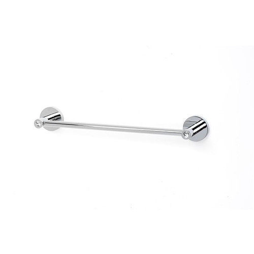 Alno Contemporary I Crystal C8320-12-PC Modern Towel Bar in Polished Chrome Alno Contemporary I Crystal C8320-12-PC Modern Towel Bar in Polished Chrome