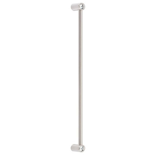 Alno Contemporary Crystal CD715-12-SN Appliance Pull Modern in Satin Nickel Alno Contemporary Crystal CD715-12-SN Appliance Pull Modern in Satin Nickel