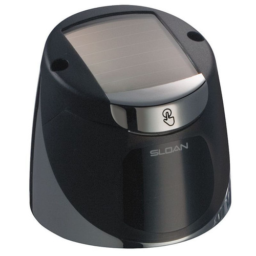 Automatic Flush Valve, Toilet Fixture Type, Solar with (4)AA Batteries, 1-in Inlet Size