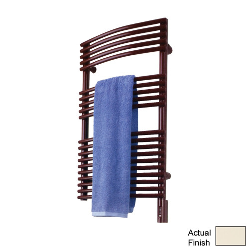 Electric Towel Radiator Direct Wire 54-in H x 20-in W Cream White Electric Towel Radiator Direct Wire 54-in H x 20-in W Cream White