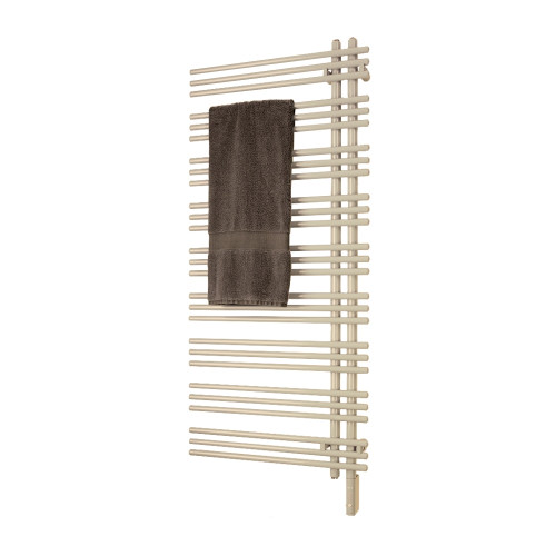 Electric Towel Radiator Direct Wire Right-Hand 52-in H x 23-in W Almond Electric Towel Radiator Direct Wire Right-Hand 52-in H x 23-in W Almond