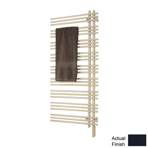 Electric Towel Radiator Direct Wire Right-Hand 69-in H x 23-in W Gray Blue Electric Towel Radiator Direct Wire Right-Hand 69-in H x 23-in W Gray Blue
