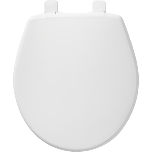 730SL 000 Plastic Round Slow-Close Toilet Seat in White