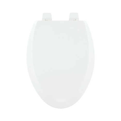 900-001 Wood Elongated Toilet Seat in White