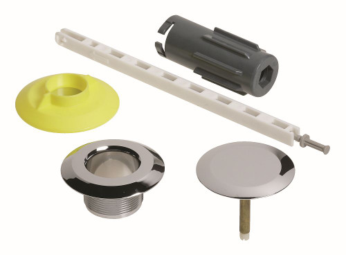 Plastic PushControl Trim Service Kit in Polished Chrome