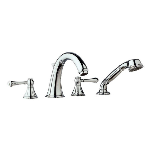 4-Hole Bath Combination in Sterling