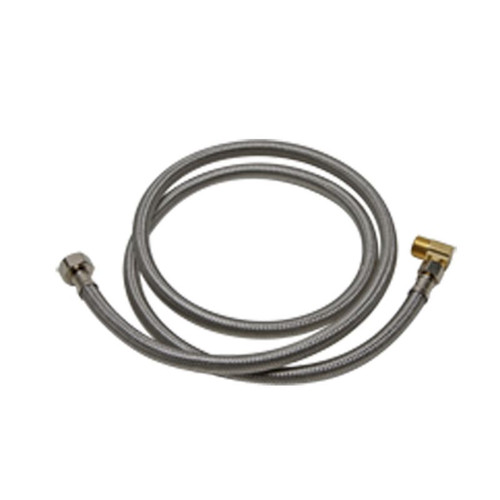 Stainless Steel 72-in Dishwasher Water Supply Connector with 3/8-in Compression Thread x 3/8-in Compression Thread, and Elbow Stainless Steel 72-in Dishwasher Water Supply Connector with 3/8-in Compression Thread x 3/8-in Compression Thread, and Elbow