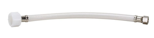 Reinforced Vinyl 12-in Toilet Supply Connector with 3/8-in Female Compression Thread x 7/8-in Female Ballcock Thread Reinforced Vinyl 12-in Toilet Supply Connector with 3/8-in Female Compression Thread x 7/8-in Female Ballcock Thread