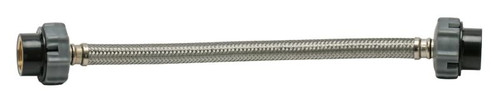 Braided Stainless Steel 20-in Click Seal Faucet Connector with 1/2-in I.P. Female Straight Thread x 1/2-in I.P. Female Straight Thread Braided Stainless Steel 20-in Click Seal Faucet Connector with 1/2-in I.P. Female Straight Thread x 1/2-in I.P. Female Straight Thread