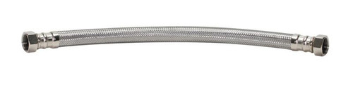 Braided Stainless Steel 18-in Water Heater Connector with 3/4-in Female I.P. x 3/4-in Female I.P. Braided Stainless Steel 18-in Water Heater Connector with 3/4-in Female I.P. x 3/4-in Female I.P.