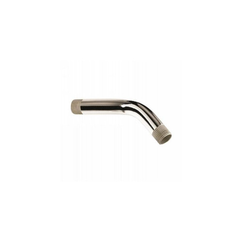 6in Shower Arm with 1/2in Connection in Nickel