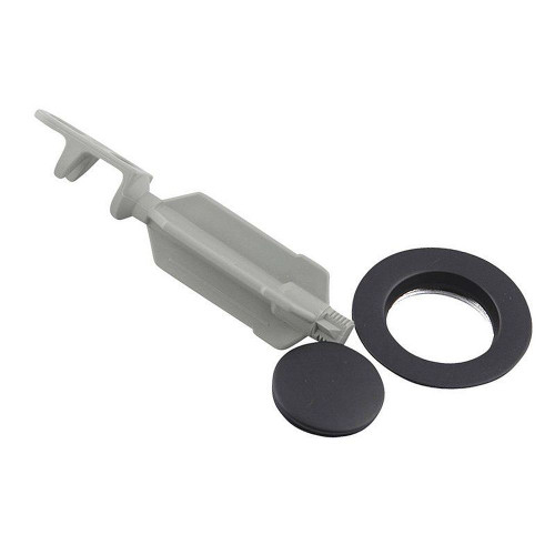 Drain Plug and Seat in Wrought Iron