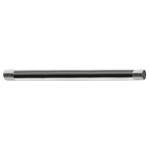 12in Straight Shower Arm with 1/2in Connection in Chrome
