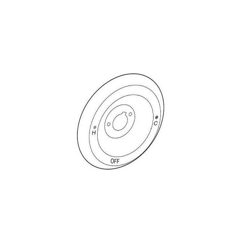 Shower Escutcheon Plate in Chrome